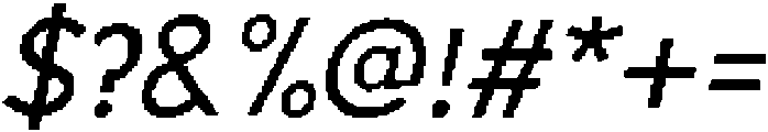 CSGalileoPixel-Regular otf (400) Font OTHER CHARS