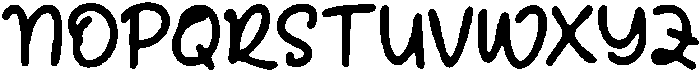 CSGalyaDrawn-Regular otf (400) Font UPPERCASE