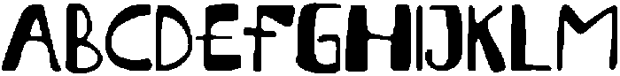 CSGamaliesDrawn-Regular otf (400) Font UPPERCASE