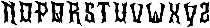 CSGangstaDrawn-Regular otf (400) Font UPPERCASE