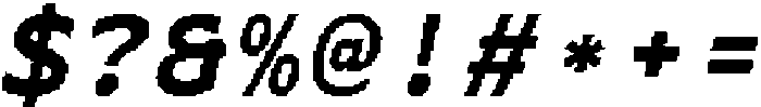 CSGayleMonoPixel-Regular otf (400) Font OTHER CHARS