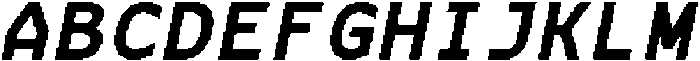 CSGayleMonoPixel-Regular otf (400) Font UPPERCASE