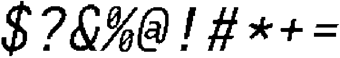 CSGenioMonoPixel-Regular otf (400) Font OTHER CHARS