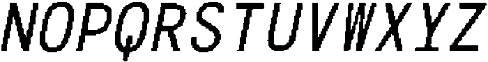 CSGenioMonoPixel-Regular otf (400) Font UPPERCASE
