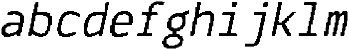 CSGenioMonoPixel-Regular otf (400) FONT