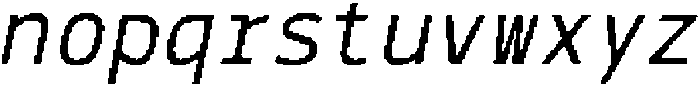 CSGenioMonoPixel-Regular otf (400) Font LOWERCASE