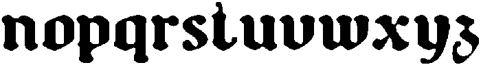 CSGentryDrawn-Regular otf (400) Font LOWERCASE