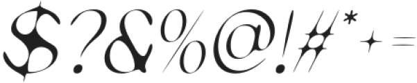 CSGeraldDrawn-Italic otf (400) Font OTHER CHARS