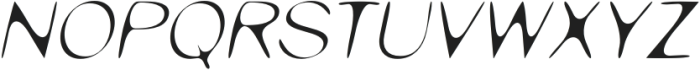CSGeraldDrawn-Italic otf (400) Font UPPERCASE
