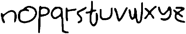 CSGianlucaDrawn-Regular otf (400) Font LOWERCASE