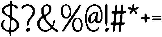 CSGiftedDrawn-Regular otf (400) Font OTHER CHARS