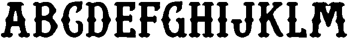 CSGleamDrawn-Regular otf (400) Font UPPERCASE