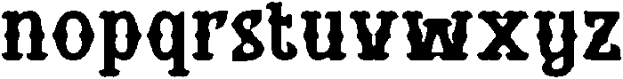 CSGleamDrawn-Regular otf (400) Font LOWERCASE
