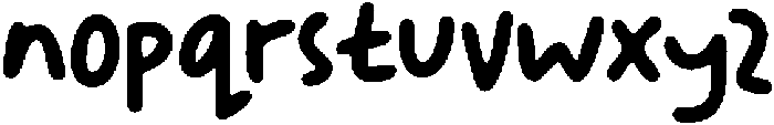 CSGracilaDrawn-Regular otf (400) Font LOWERCASE