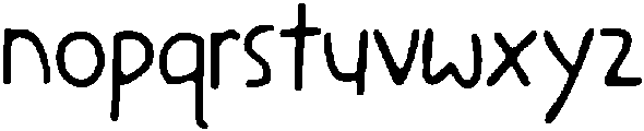 CSGradieDrawn-Regular otf (400) Font LOWERCASE