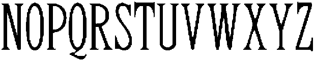 CSGrangerDrawn-Regular otf (400) Font UPPERCASE
