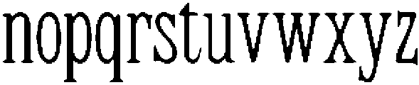 CSGrangerDrawn-Regular otf (400) Font LOWERCASE