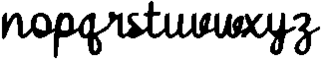 CSGreylinDrawn-Regular otf (400) Font LOWERCASE