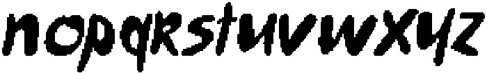 CSGrousePixel-Regular otf (400) Font LOWERCASE