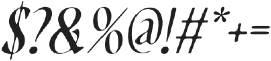 CSHadwinDrawn-Italic otf (400) Font OTHER CHARS