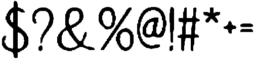 CSHaileyDrawn-Regular otf (400) Font OTHER CHARS
