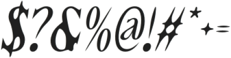 CSHenarDrawn-Italic otf (400) Font OTHER CHARS