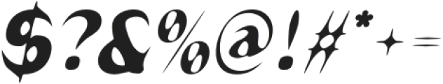 CSKaisonDrawn-Italic otf (400) Font OTHER CHARS