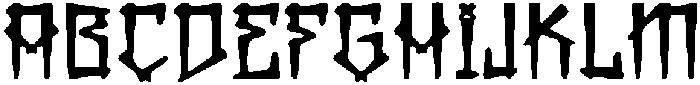 CSKenshinDrawn-Regular otf (400) Font UPPERCASE