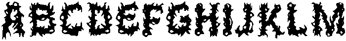 CSLeatherDrawn-Regular otf (400) Font UPPERCASE