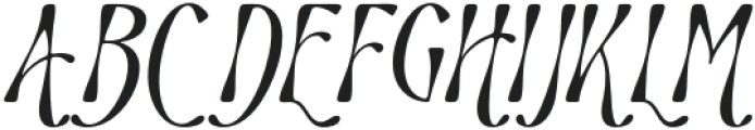 CSLovisaDrawn-Italic otf (400) Font UPPERCASE