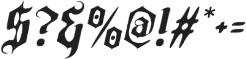 CSMajesticDrawn-Italic otf (400) Font OTHER CHARS