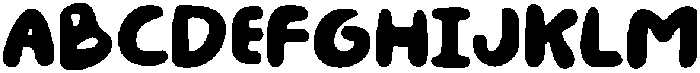 CSMeilaDrawn-Regular otf (400) Font UPPERCASE