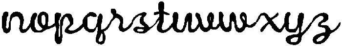 CSMelanieDrawn-Regular otf (400) Font LOWERCASE