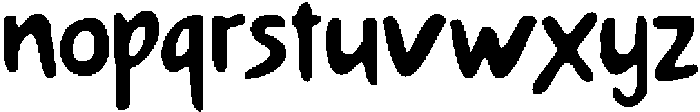CSMellowDrawn-Regular otf (400) Font LOWERCASE