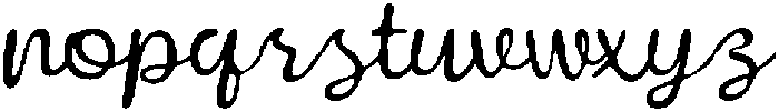 CSMercyDrawn-Regular otf (400) Font LOWERCASE
