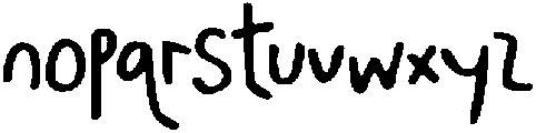 CSMiskaDrawn-Regular otf (400) Font LOWERCASE
