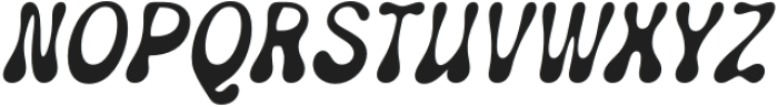CSMojitosDrawn-Italic otf (400) Font UPPERCASE
