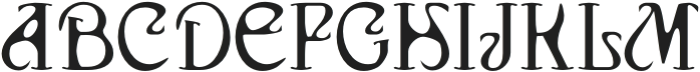 CSMorishDrawn-Regular otf (400) Font UPPERCASE