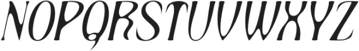 CSNadineDrawn-Italic otf (400) Font UPPERCASE