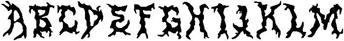 CSOmertaDrawn-Regular otf (400) Font UPPERCASE
