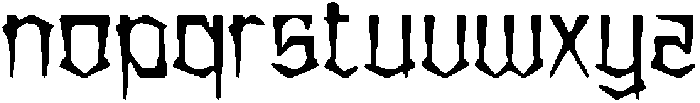 CSParasiteDrawn-Regular otf (400) Font LOWERCASE