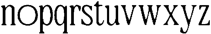 CSQeisyaDrawn-Regular otf (400) Font LOWERCASE