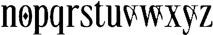 CSQuackDrawn-Regular otf (400) Font LOWERCASE