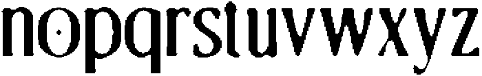 CSQuantineDrawn-Regular otf (400) Font LOWERCASE
