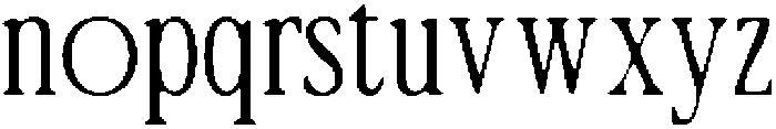 CSQuinaryDrawn-Regular otf (400) Font LOWERCASE