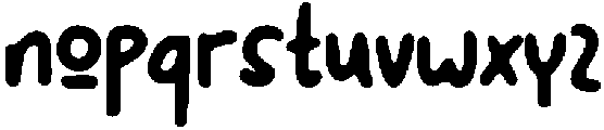 CSRaconsDrawn-Regular otf (400) Font LOWERCASE