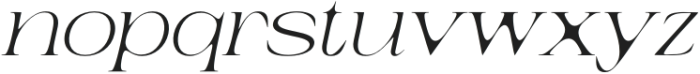 CSRamseyDrawn-Italic otf (400) Font LOWERCASE