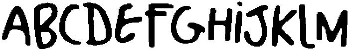 CSRavingDrawn-Regular otf (400) Font UPPERCASE