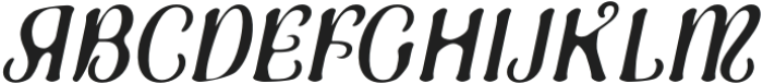 CSRedinaDrawn-Italic otf (400) Font UPPERCASE