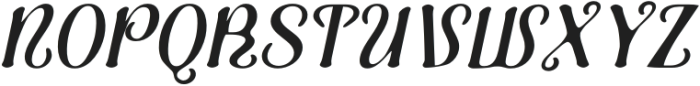 CSRedinaDrawn-Italic otf (400) Font UPPERCASE
